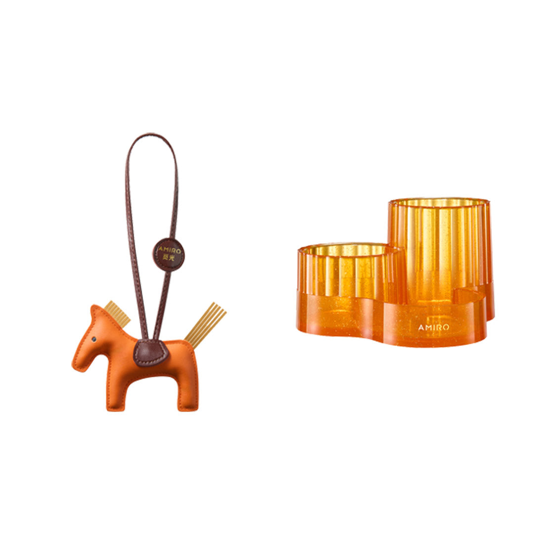 AMIRO Oath O2 Auto illuminate Sensor Mirror Horse Year Limited Edition (AML009AXB , CN) - Orange