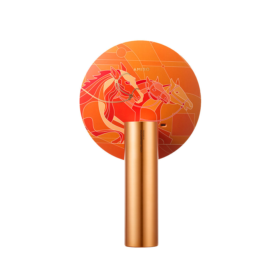 AMIRO Oath O2 Auto illuminate Sensor Mirror Horse Year Limited Edition (AML009AXB , CN) - Orange