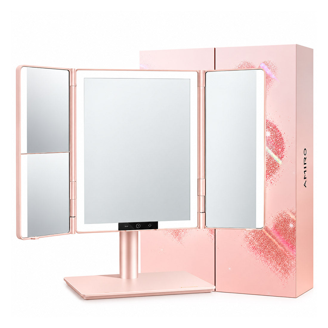 AMIRO HD Tri-View Mirror X [Love limited Edition, CN Version] - Pink
