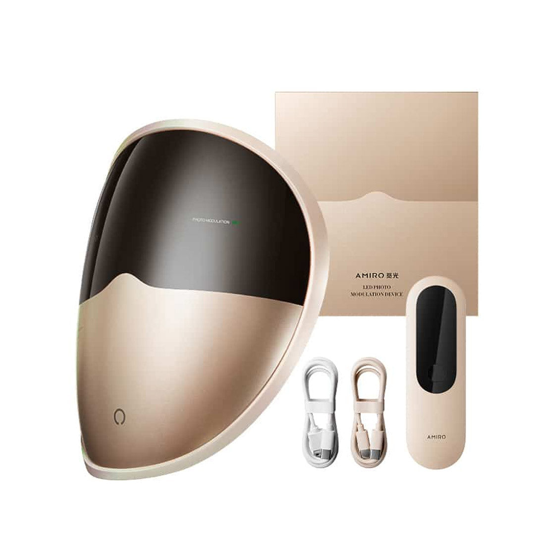AMIRO Spectra 5-In-1 LED Light Therapy Facial Mask - Gold (CN)