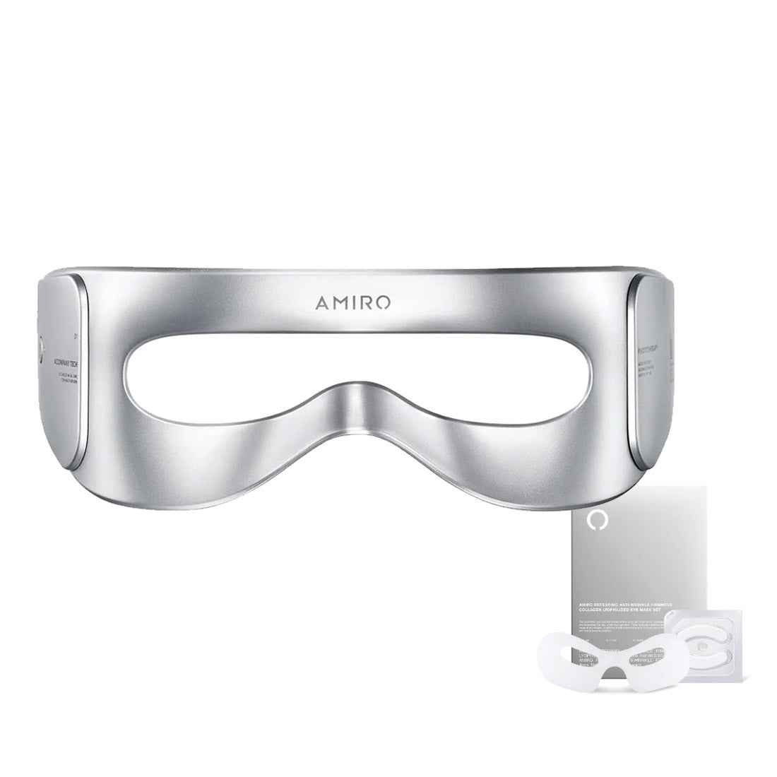 AMIRO Spectra LED Light Eye Mask W/ Eye Mask - Silver Grey