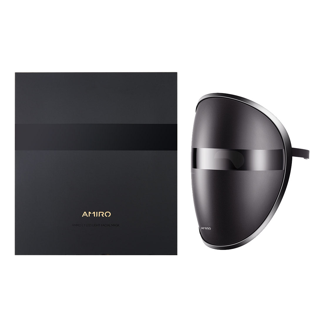 AMIRO L1 LED Light Therapy Facial Mask - Black